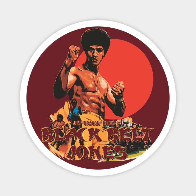Black Belt Jones Magnet by Doc Multiverse Designs